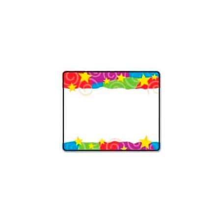 Trend Enterprises Trend Stars 'n Swirls Name Tags, 2-1/2 x 3, 36 Tags/Pack T68070